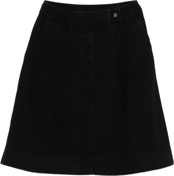 Mhl By Margaret Howell Pleat-Detail Skirt