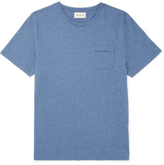 Oliver Spencer Envelope MÃ©lange Cotton-Jersey T-Shirt