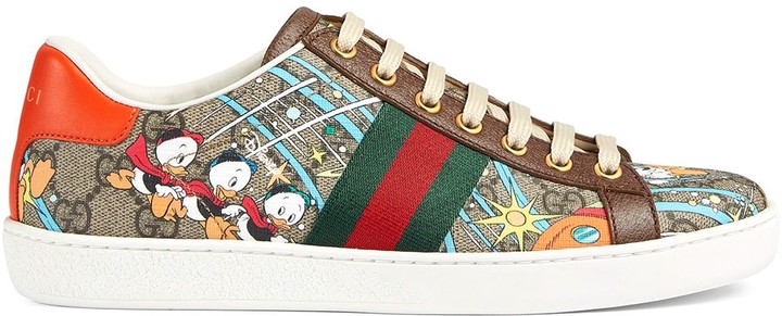 Gucci x Disney Donald Duck Ace sneakers - ShopStyle