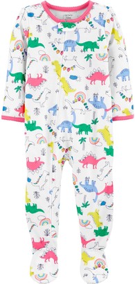 carters girl dinosaur pajamas