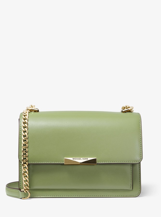 MICHAEL Michael Kors Jade Large Leather Crossbody Bag ShopStyle