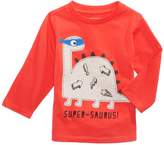 Thumbnail for your product : First Impressions Super-Dino Long-Sleeve T-Shirt, Baby Boys, Created for Macy's