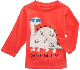 First Impressions Super-Dino Long-Sleeve T-Shirt, Baby Boys, Created for Macy's