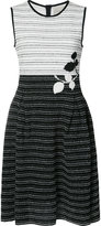 Carolina Herrera - tweed colourblock knit dress - women - Soie/coton/Polyester/Viscose - XL