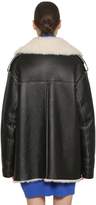 Thumbnail for your product : Maison Margiela Oversized Shearling Leather Jacket