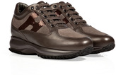Thumbnail for your product : Hogan Leather Interactive Sneakers in Palude
