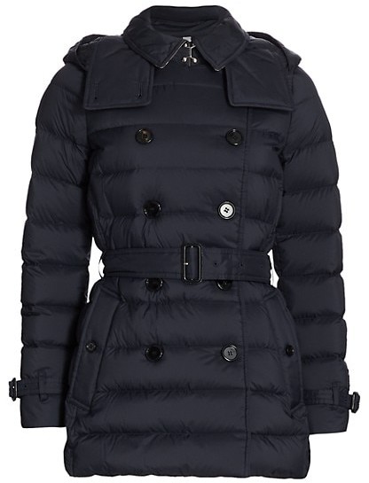 Burberry Arniston Belted Short Puffer Coat - ShopStyle