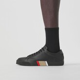 Thumbnail for your product : Burberry Bio-based Sole Leather Sneakers