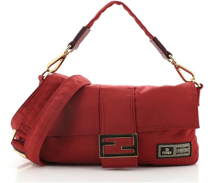 Fendi Porter Baguette Bag Nylon Medium - ShopStyle