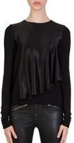 Thumbnail for your product : Givenchy Silk Capelet Top
