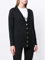 Thumbnail for your product : Burberry crest button cashmere cardigan