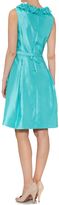 Thumbnail for your product : Eliza J Ruffle Neck Dress Belted Dress