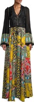 Wiltshire Mix-Print Gown 