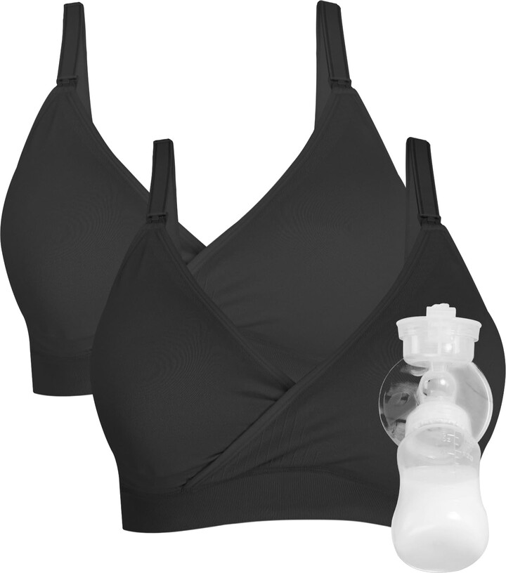 4HOW Pumping Bra Hands Free Maternity Bras for Breastfeeding