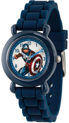 Marvel Avengers Boys Blue Strap Watch-Wma000233