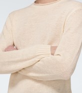 Thumbnail for your product : Ralph Lauren Purple Label Silk and linen blend crewneck sweater