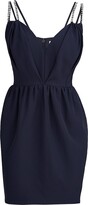 Thumbnail for your product : Halston Justine Crystal-Strap Minidress