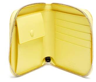 Acne Studios Csarite Zip Around Wallet - Mens - Yellow