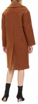 Topshop Amy Boucle Cocoon Coat
