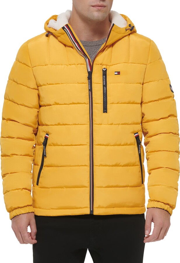 Tommy Hilfiger Men's Yellow Outerwear | ShopStyle