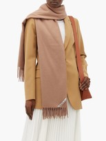 Thumbnail for your product : Acne Studios Canada Oversized Fringed Cashmere Scarf - Camel