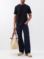 Thumbnail for your product : Loewe Logo-embroidery Cotton-blend Jersey T-shirt