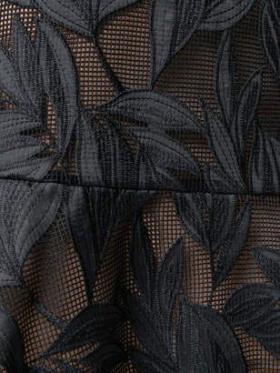 MICHAEL Michael Kors palm-appliquéd mesh dress