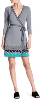 Thumbnail for your product : Max Studio Mixed Print Wrap Dress