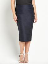 Thumbnail for your product : AX Paris CURVE Ripple Midi Skirt (Available in sizes 16-26)