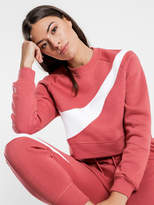 Thumbnail for your product : Nike NSW Swish Fleece Crew Sweater in Pink