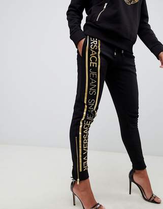 Versace Jeans metallic logo sweatpants two-piece