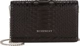 Thumbnail for your product : Givenchy Python Pandora Chain Wallet-Black