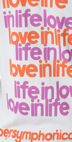 Thumbnail for your product : Freecity Live in Love Zip Hoodie