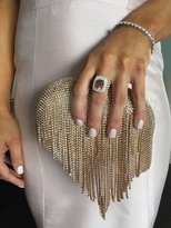 Thumbnail for your product : Olga Berg ESTELLE Crystal Fringed Pod - As worn by Amy Griffiths