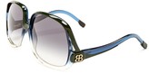 Thumbnail for your product : Balenciaga Women's Green Blue Shaded Plastic Sunglasses