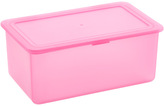 Thumbnail for your product : Container Store Stackable Storage Box Pink