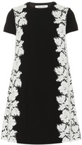 Thumbnail for your product : Valentino crepe and lace minidress