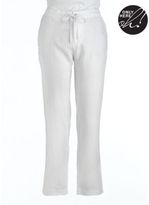 Thumbnail for your product : Lord & Taylor Linen Drawstring Capri Pants
