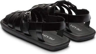 【関税＆送料込み】Prada Interwoven Straps Flat Sandals Prada Interwoven Straps Flat Sandals - ShopStyle