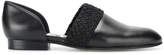 Thumbnail for your product : Loewe woven trim slippers