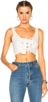 Thumbnail for your product : Mara Hoffman Lace Up Bustier Top