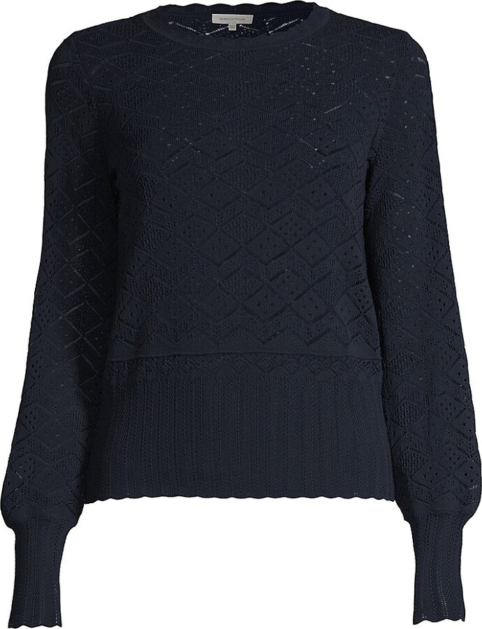 Women's Pointelle Sweater | ShopStyle