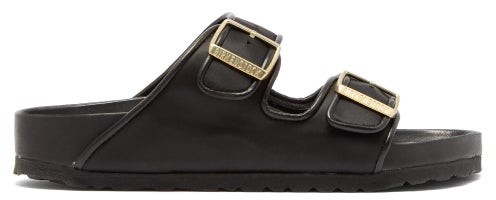 Birkenstock X Il Dolce Far Niente Arizona Two-strap Satin Slides