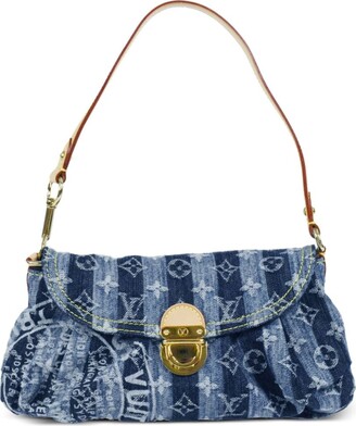 Louis Vuitton pre-owned Mini Monogram Denim Pleaty Handbag - Farfetch