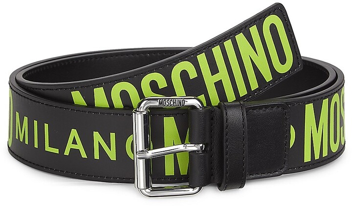 New Leatherette Men's Belt adjustable strap length sage green croco print 