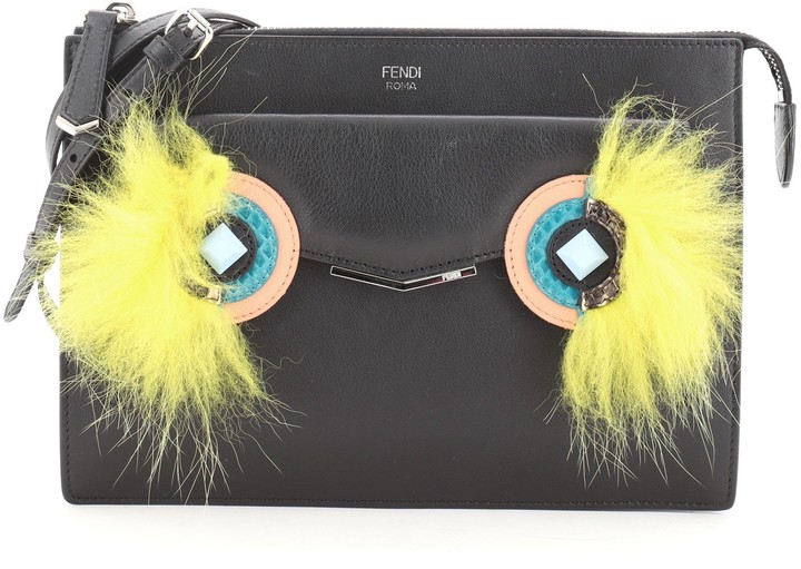 fendi fur clutch