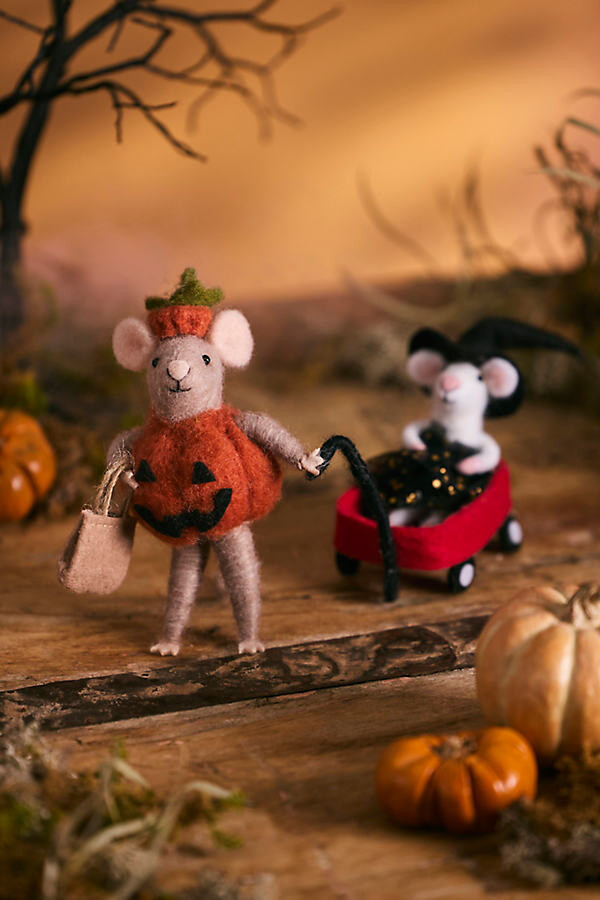 Trick-or-Treat Mice Felt Critters at Terrain