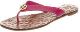 Thumbnail for your product : Tory Burch Patent Leather Slide Sandals
