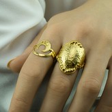 Thumbnail for your product : Annabelle Lucilla Jewellery Lotus Shield Ring