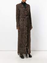 Thumbnail for your product : Balmain long tweed coat